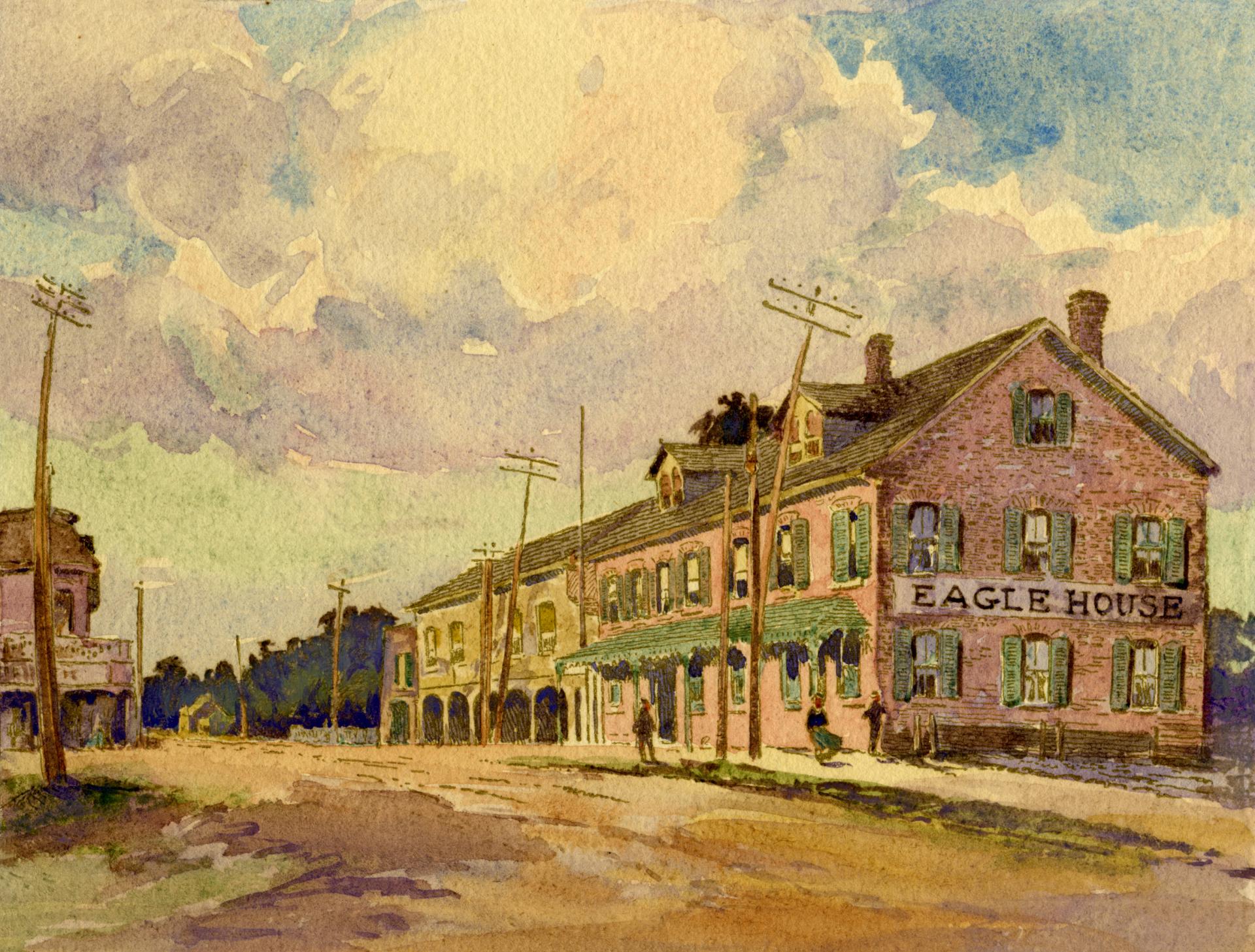 Main Street of Weston circa 1907